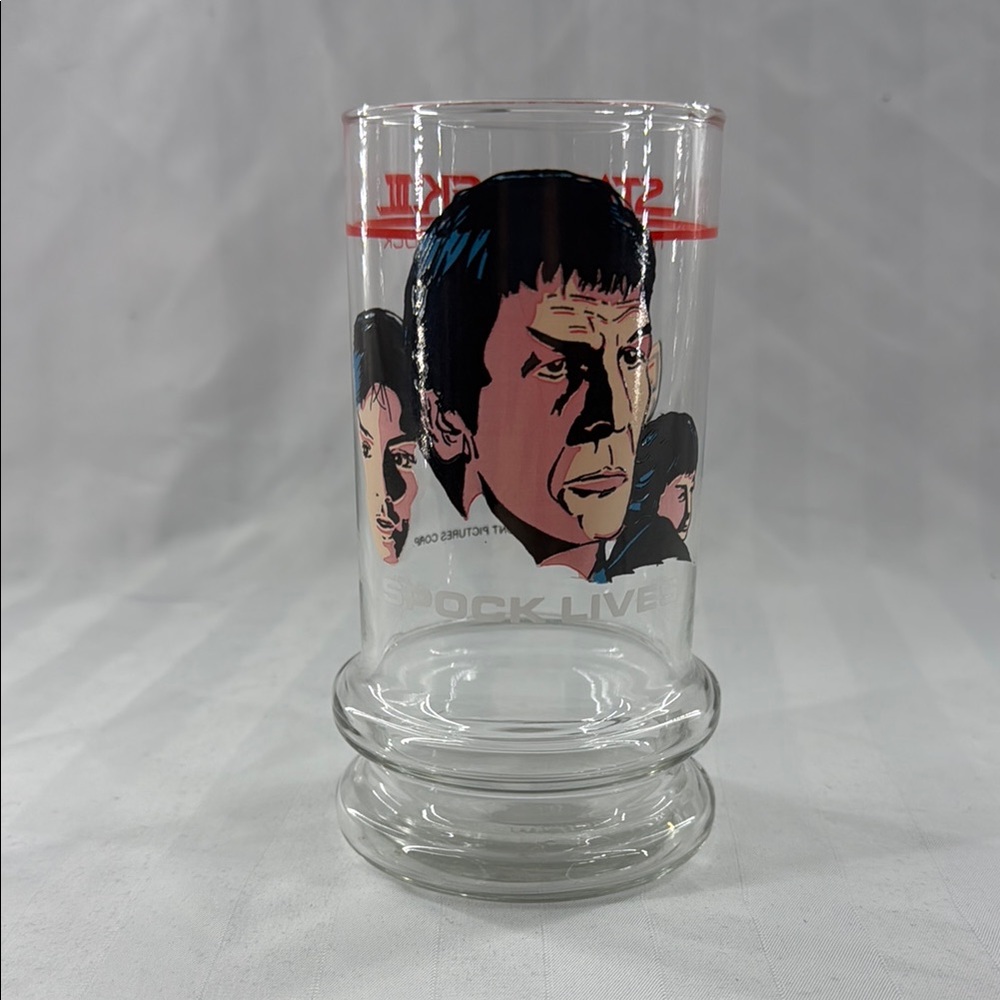 Star Trek Spock Lives Glass